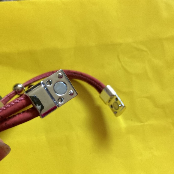 Handmade Cork Bracelet with Beads and Sea- Glass - Picture 5 of 5